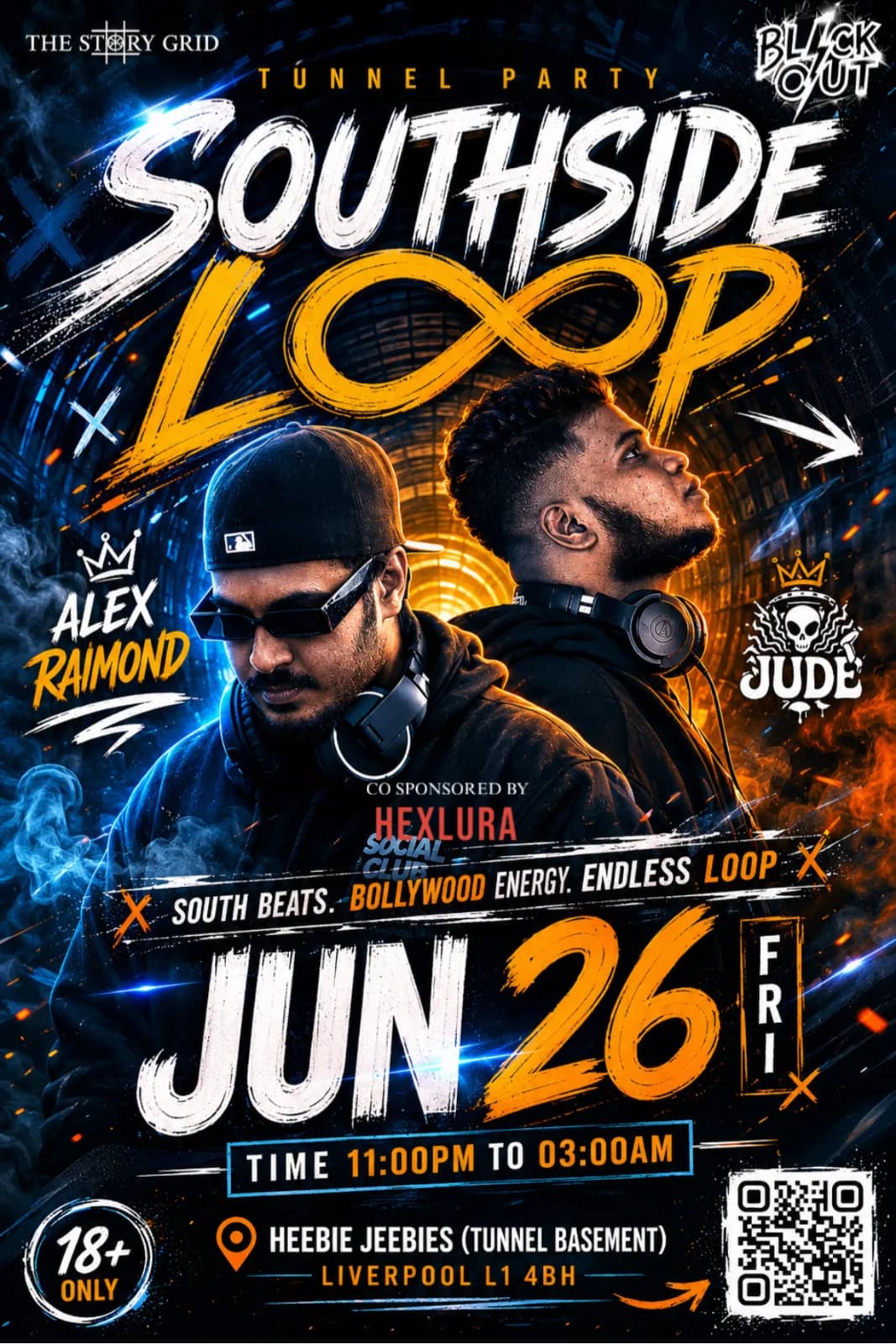 SOUTHSIDE LOOP - LIVERPOOL'S FIRST SOUTH INDIAN TUNNEL PARTY | SOUTH X BOLLYWOOD