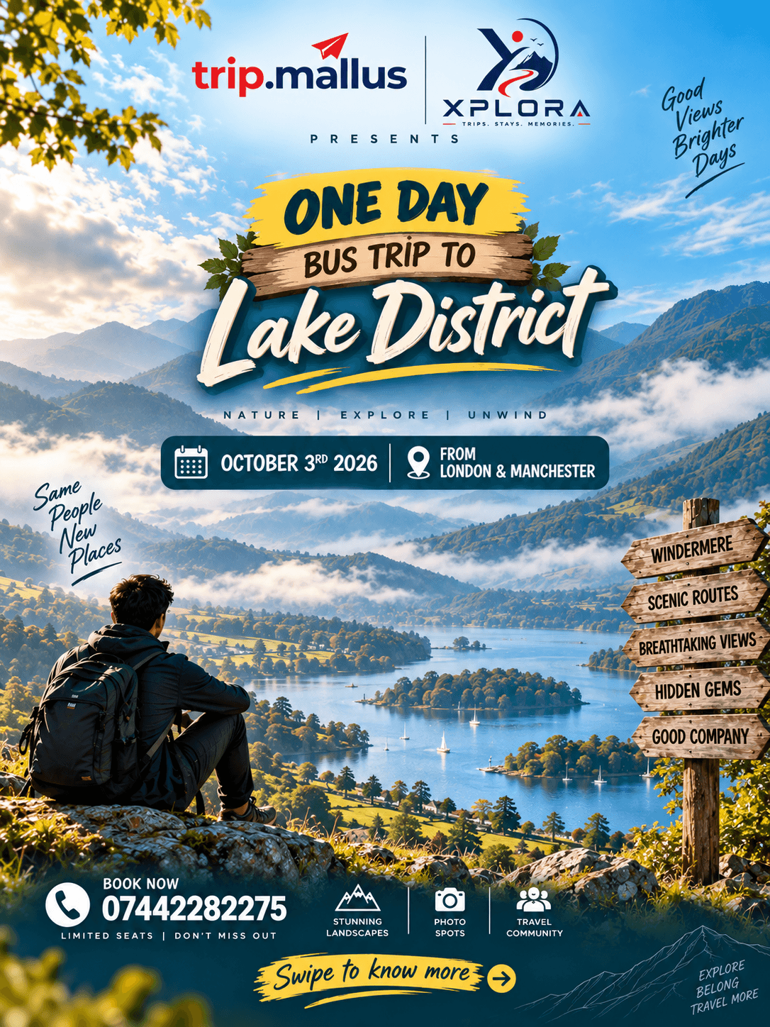 One day bus trip to Lake District