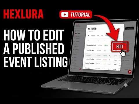 Edit a Published Event