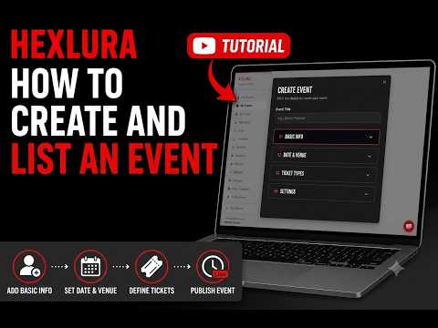 Create and List Your Event